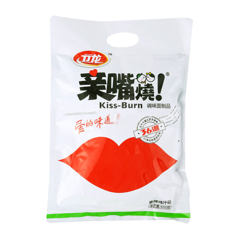 卫龙 亲嘴烧(麦辣鸡汁味调味面制品)300g