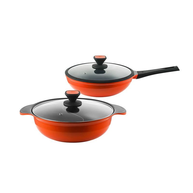 VISIONS 康宁不粘锅锅具套装 锅具两件组1炒锅奶锅 PL-WK30CR30/KZ jh图片