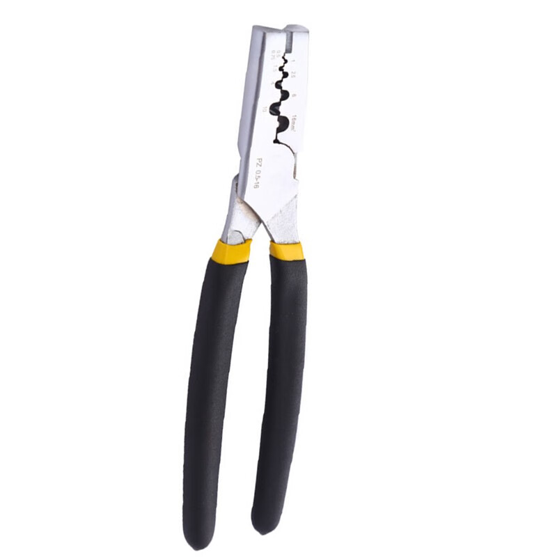 欧克(Ouke)工业级压线钳 鳄鱼嘴小型压线钳 套管型形端子用钳(8英寸200mmOK-3999)高清大图