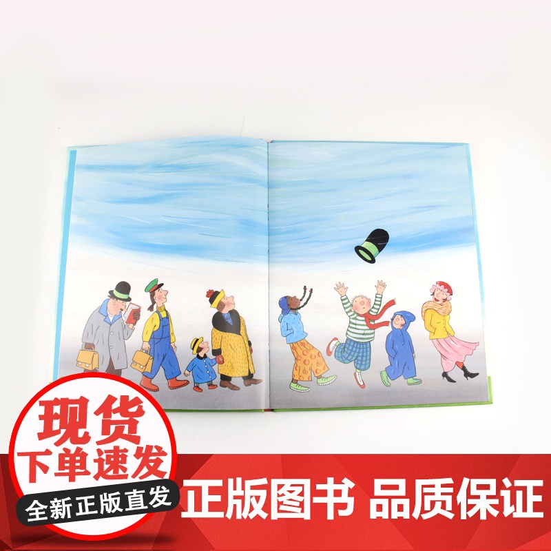 会飞的帽子(精) 安徒生插画大奖得主绘3-4-5-6岁幼儿园小学生精装硬壳睡前亲子共读图画故事书儿童绘本课外读物儿童读物高清大图