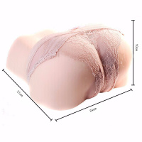 植毛马裤臀(粉荫) 久爱马裤臀1比1倒膜臀臀倒模大屁股双通道男用免充气娃实体 男用自慰器性用品成人情趣用)