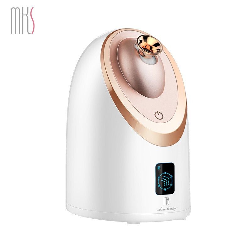 美克斯(MKS)蒸脸器 NV8385触屏补水保湿仪家用美容仪器冷热香薰蒸脸器 脸部加湿器 防尘蒸脸仪补水仪