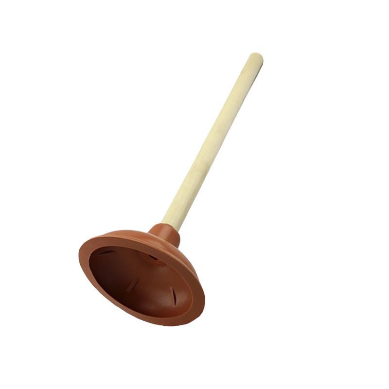 老式木柄橡胶抽马桶水揣子疏通马桶搋子通马桶厕所清理器马桶拔子马桶