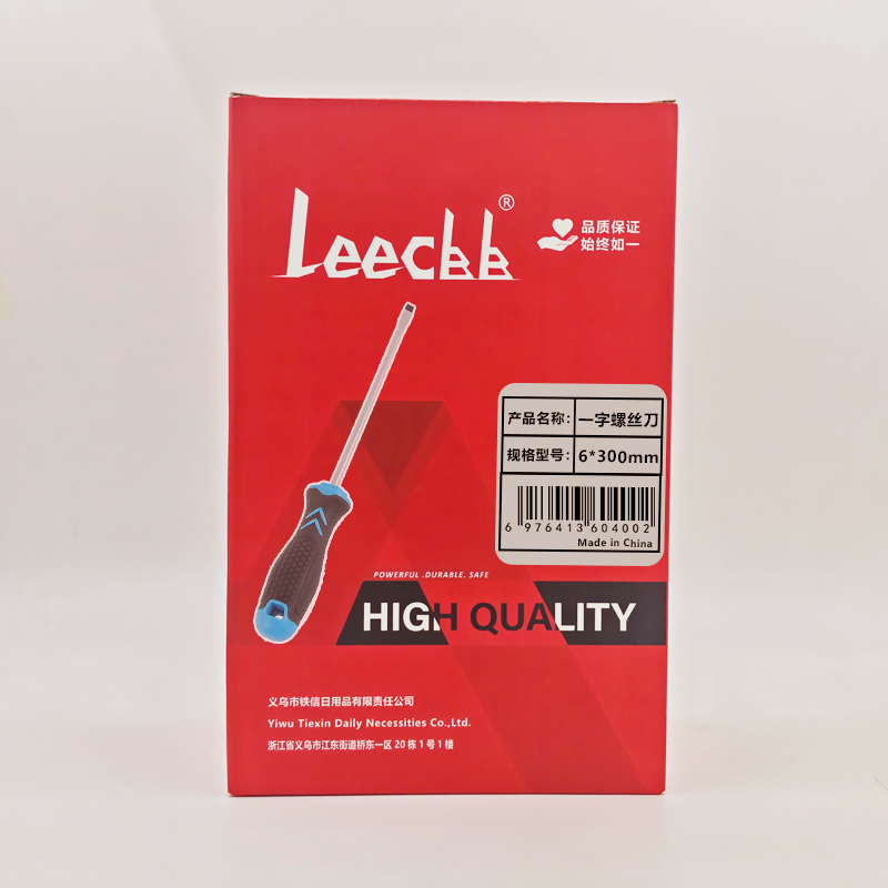 LEECBB 一字螺丝刀 6*300mm 把高清大图