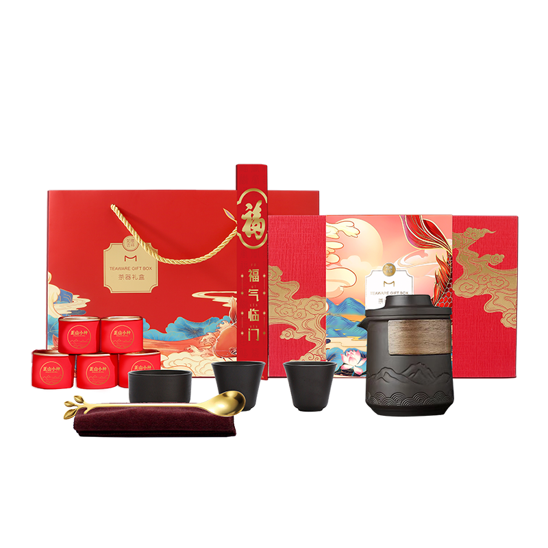 沏一杯茶 千里江山-茶具礼盒套装PT303L高清大图