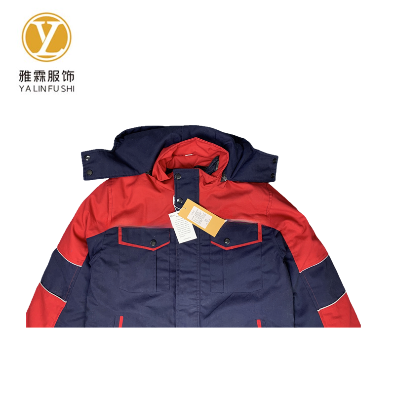 雅霖服 中长可脱卸棉服24YLF-BS1822 件高清大图