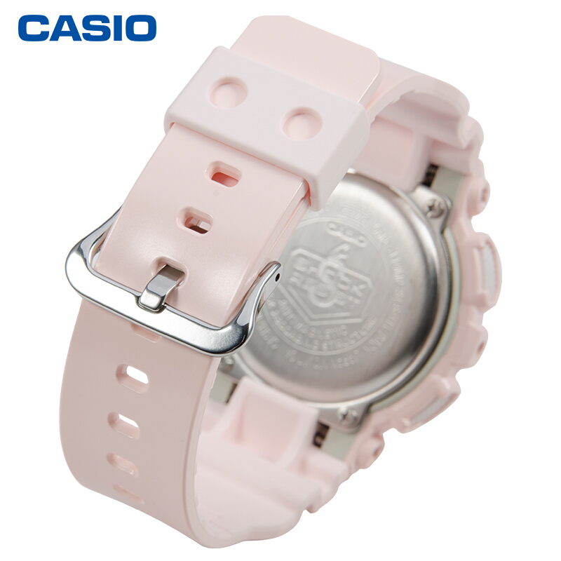 卡西欧(CASIO)G-SHOCK 防水防震防磁运动女表石英手表 GMA-S110MP-4A1PR