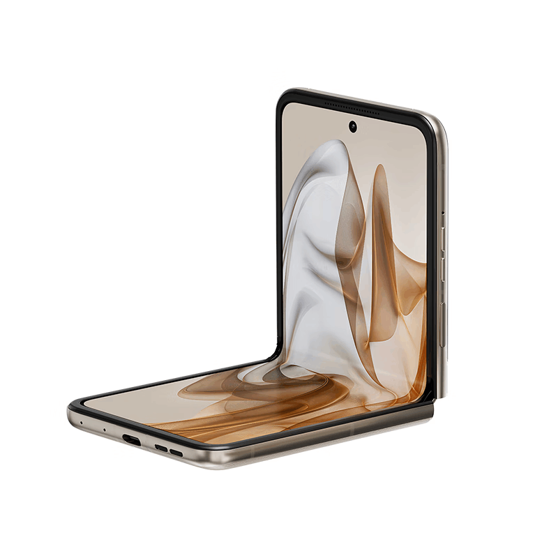 摩托罗拉moto razr 50 大象灰 12GB+512GB 天玑7300X芯片 3.6英寸+6.9英寸双屏 IPX8抗水 30W快充 5GAI手机图片