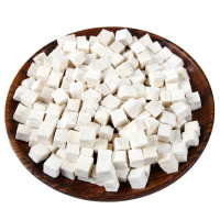 材 茯苓丁食用白茯苓片无硫不漂白可磨茯苓粉500g