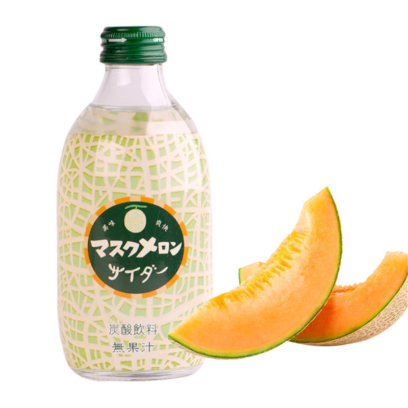 日本进口 友傑 哈蜜瓜味汽水 300ml*5瓶