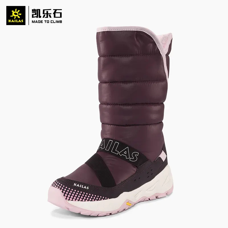 凯乐石户外女款高帮雪地靴(Elfi/精灵)加厚毛保暖棉鞋 KS420108