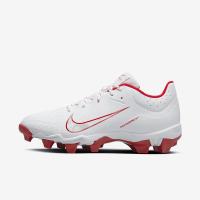 耐克(NIKE)棒球鞋女款轻便舒适防滑钉鞋运动训练钻石级比赛专业鞋 White/Pure_Platinum/University 42