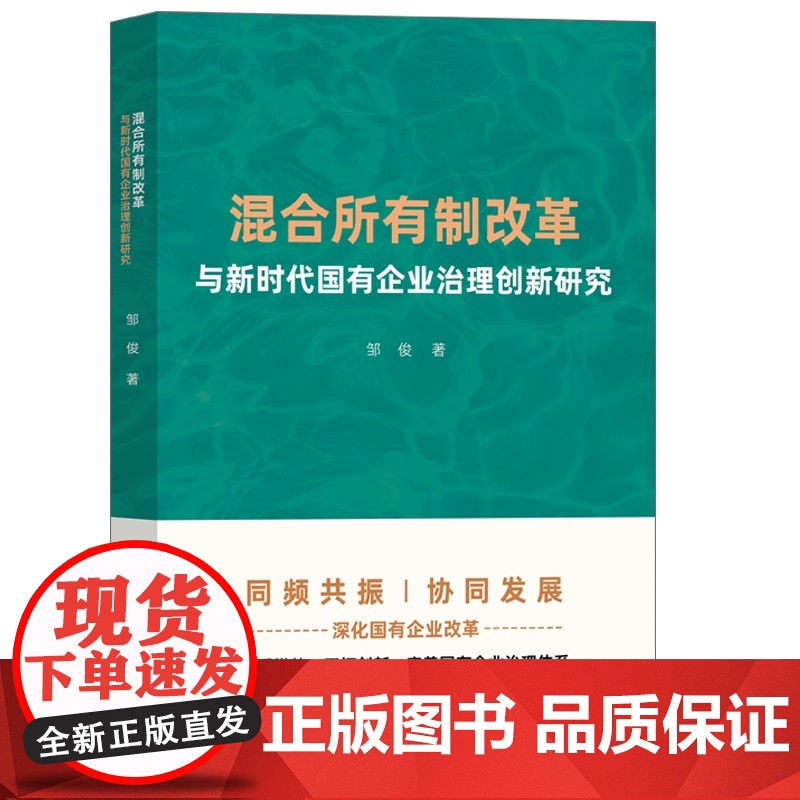 混合所有制改革与新时代国有企业治理创新研究高清大图