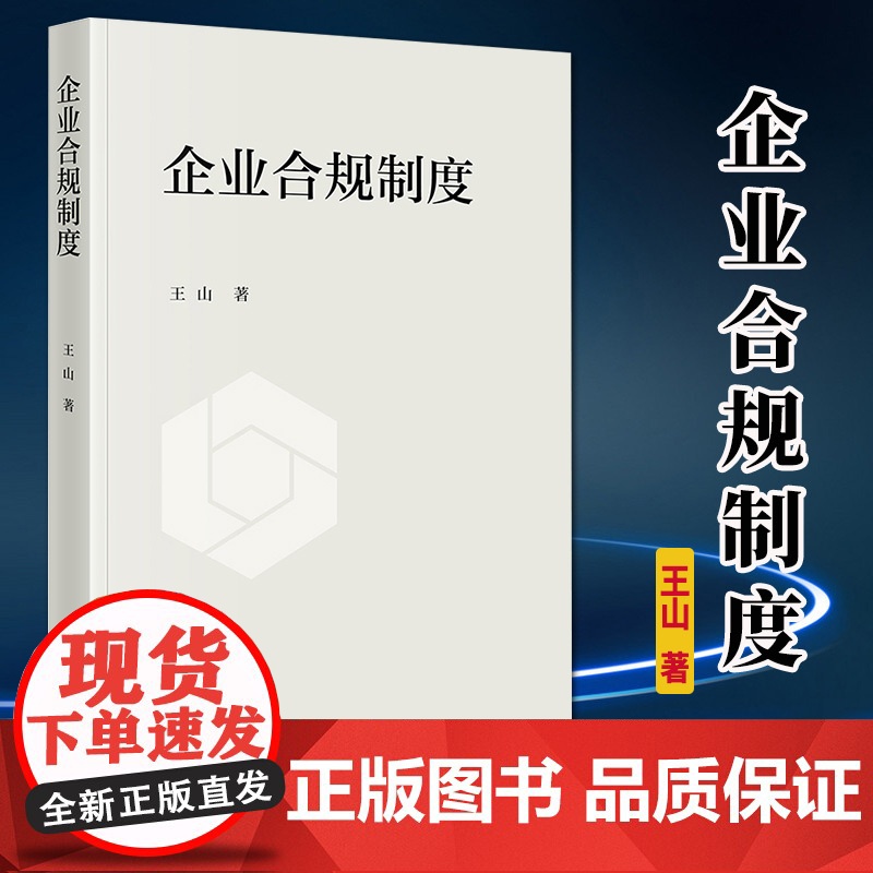 2024新书 企业合规制度 王山著 法律出版社高清大图