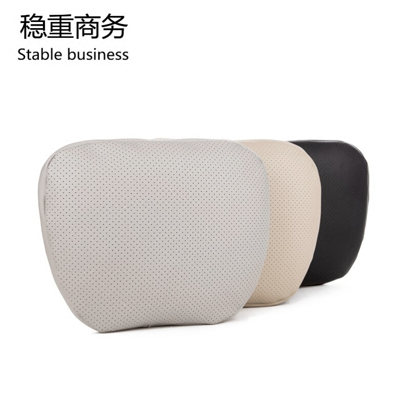 DAK迪卡汽车头枕颈枕真皮头枕颈枕汽车颈枕头枕两用四季