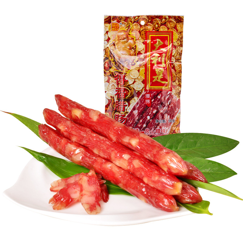 大利是福广式腊肠广味香肠广东腊味中秋送礼三七肠干货500g高清大图