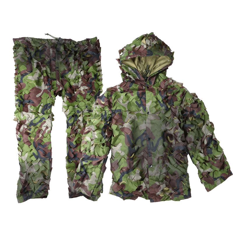 兵行者新式数码伪装衣伪装服套装吉利服网服装林地数码色