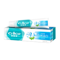 纳爱斯牙膏清新口气盐白冰菊果味牙齿120g