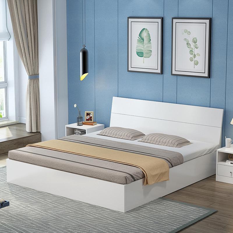 8双人床单人床实木出租屋床架板式床1.5m榻榻米床1.2米