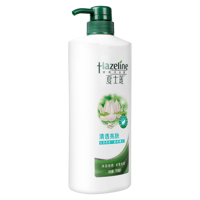 夏士莲 (Hazeline) 清透亮肤健肤沐浴露750ml[联合利华]