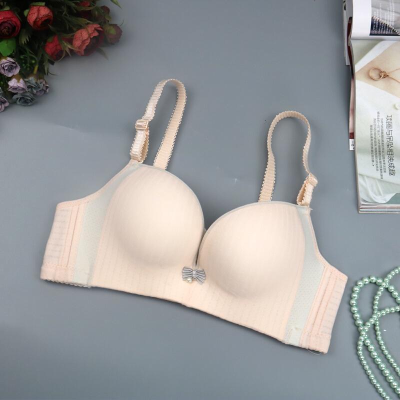 内衣无钢圈薄款高中少文胸胸拢胸罩肤3680视频