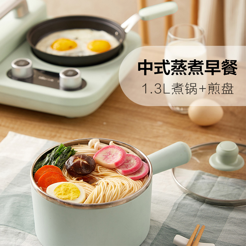 小熊(Bear)早餐机 三明治早餐机多士炉面包机电饼铛多功能煎饼锅 DSL-A13F1高清大图
