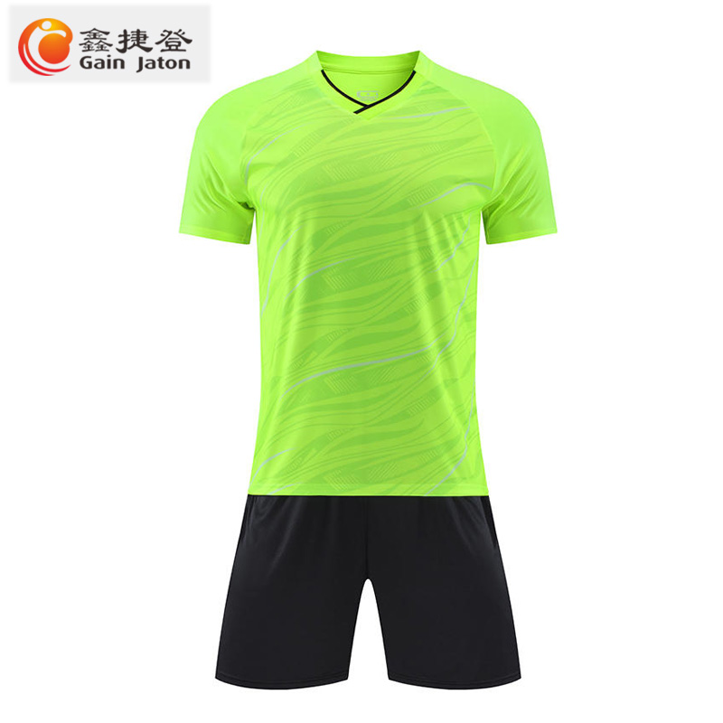 鑫捷登 排汗吸湿舒适运动足球服AGRY-WDZ1219 1套高清大图