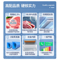 澳柯玛202升 家用小冰柜卧式一级节能冷藏全冷冻两用冷柜