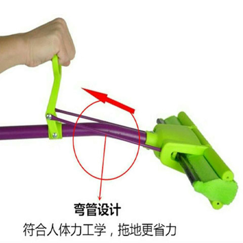 妙洁胶棉拖把 颜色随机 海绵拖把