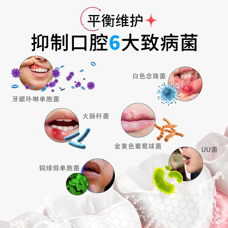 幽螺莎星口腔抑菌牙膏100g/支*2支高清大图