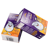 【2盒装】Ddrops 滴剂婴幼儿童维生素D3滴剂 600iu 100滴 D-DROPS（1岁+）