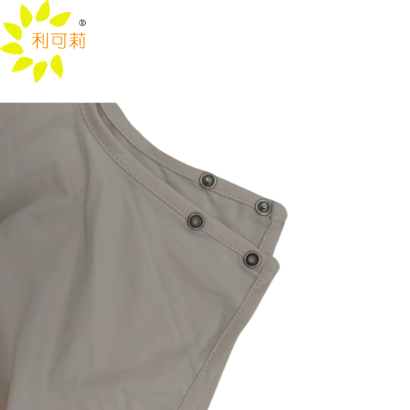 利可莉成人渐变3D一体式防晒面罩 紫色 KZ076-2/个高清大图