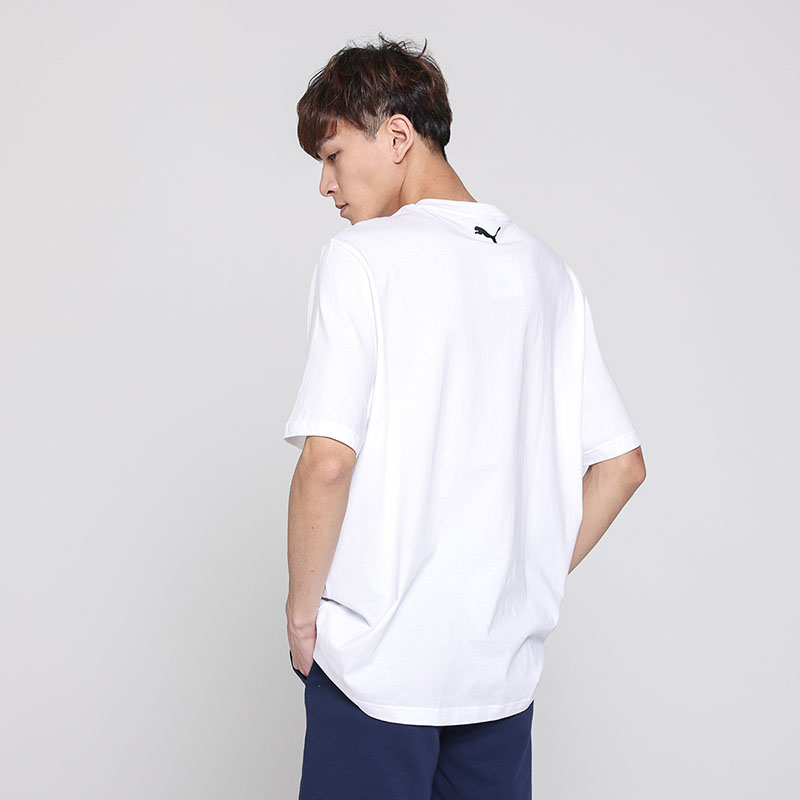 彪马男装2021夏季新款圆领休闲透气短袖运动训练半袖T恤532704高清大图