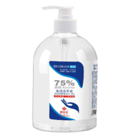 施尔洁75%酒精免洗洗手液 护理抑菌凝胶消毒剂免洗500ML-1瓶装(100件起拍,单拍不发货)