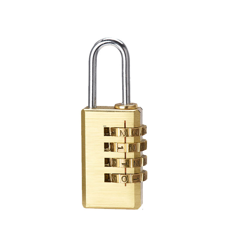 工霸gongba纯铜密码挂锁箱锁更衣柜密码小锁头钢梁3mm1个