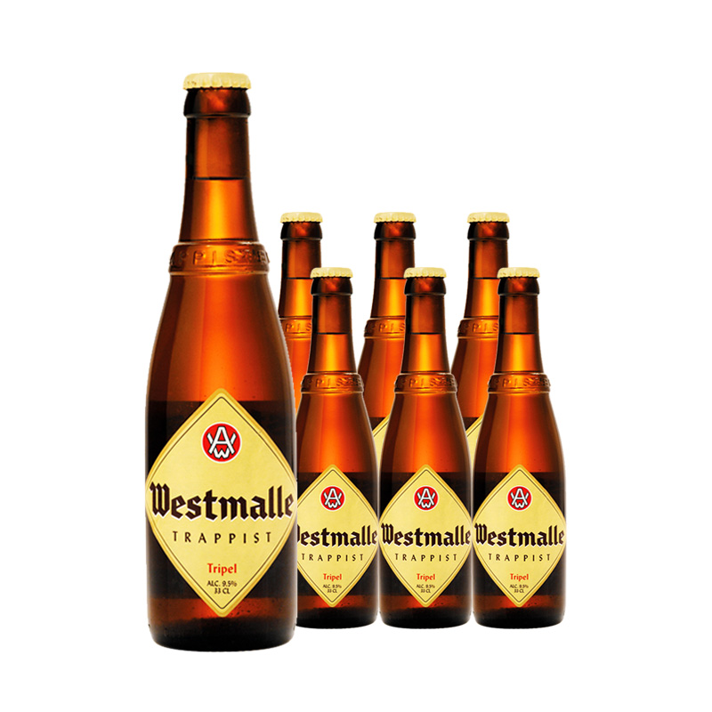 比利时进口啤酒西麦尔三料啤酒修道院精酿啤酒 Westmalle330ml*6瓶