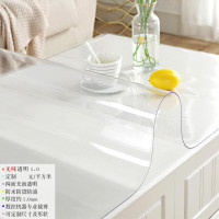 加厚水晶板透明桌垫pvc软玻璃桌布防水防烫塑料台布桌子餐桌垫子_1_886_17 100*100cm 金蝶花