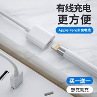 Apple Pencil手写笔充电线苹果ipad pro一代触控笔配件充电转接头 白色【0.3米】单条装
