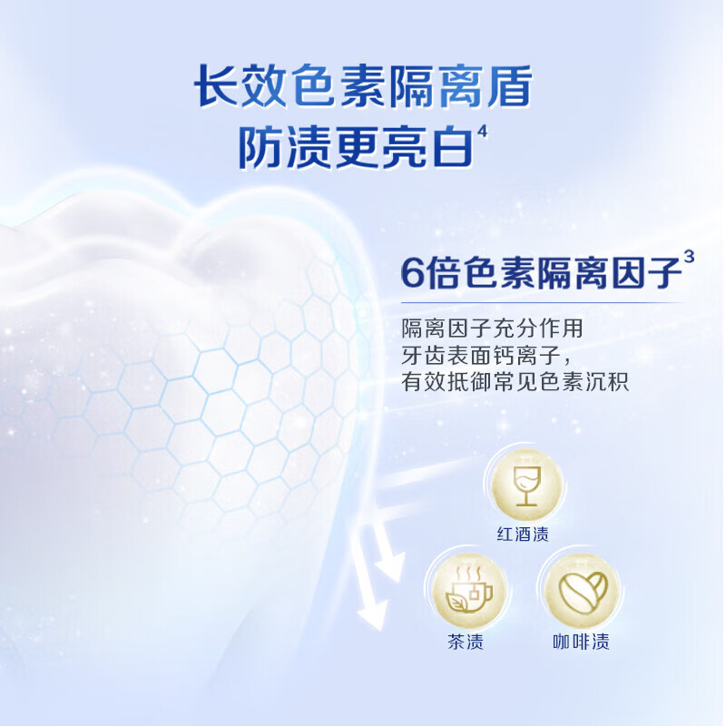 佳洁士香氛锁白牙膏去黄去牙渍含氟防蛀清新口气 清新雪樱120g高清大图
