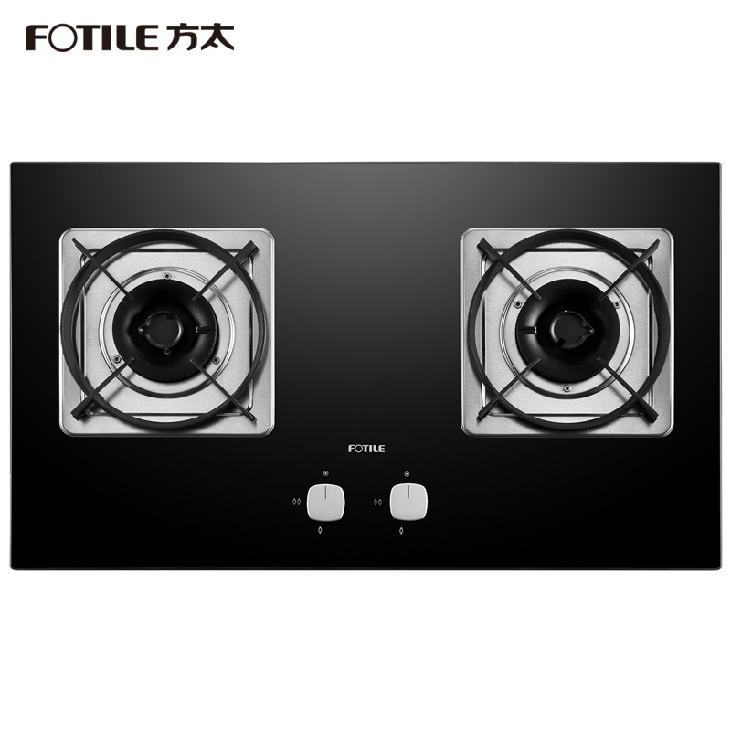 方太fotile黑色天然气燃气灶煤气灶双灶家用天然气灶灶台灶具天燃气灶