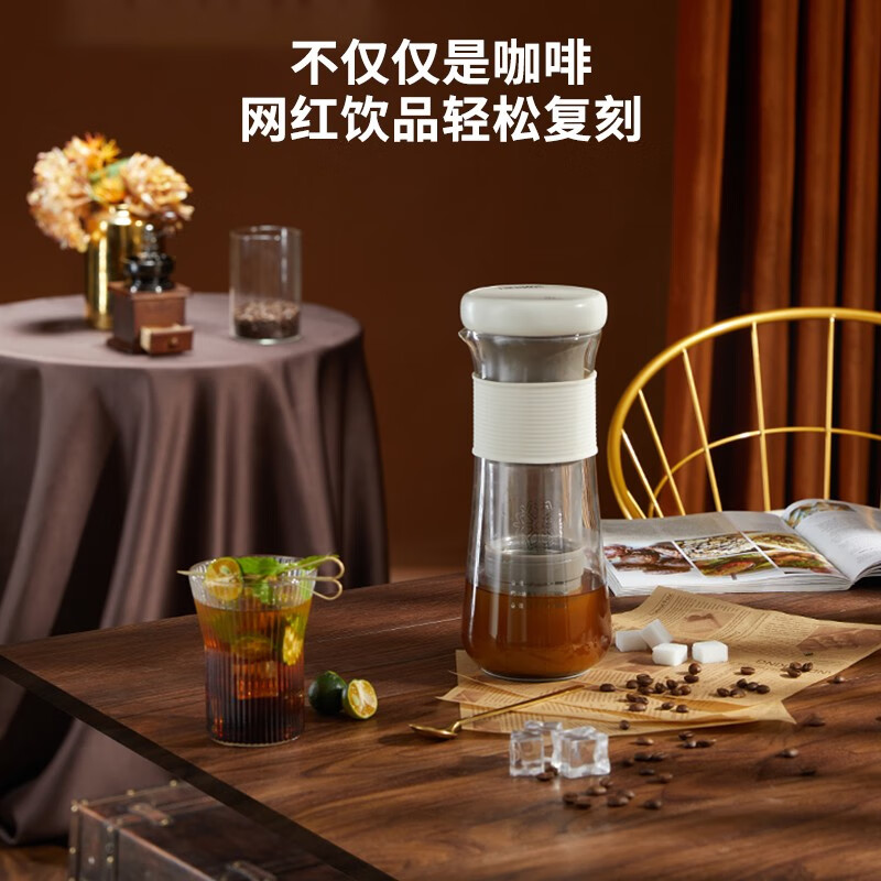 膳魔师(THERMOS) 迷你咖啡机 茶咖双萃冷萃机 EHA-3501E 灰色/个高清大图