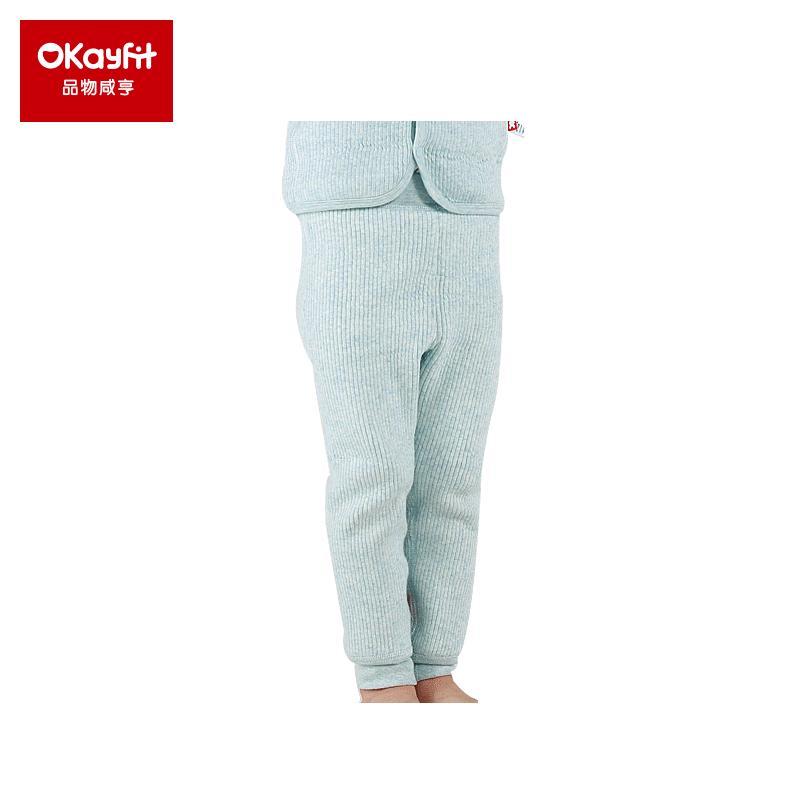 苏宁自营okayfit品物咸亨宝宝内衣秋冬装全棉热能秋冬保暖裤童装家居服