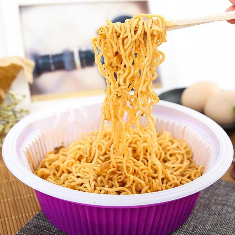 康师傅干拌面12盒装速食食品拉面炸酱面方便面泡面