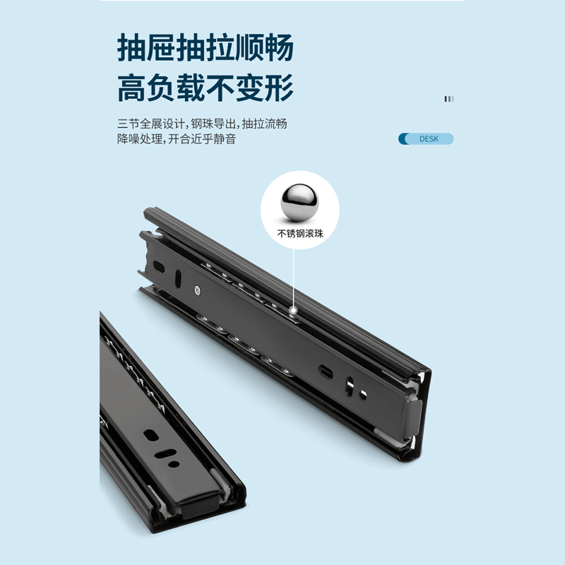 易企采 [一抽一门]白色 办公室桌下带锁文件柜 单位: 台 44*39*65CM高清大图