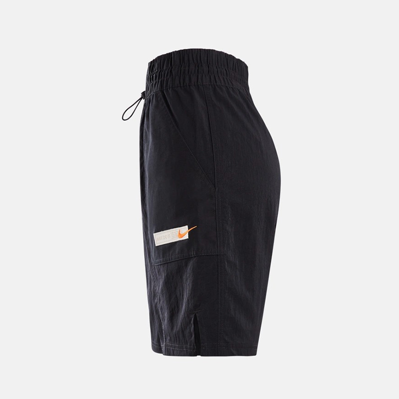 Nike耐克女款秋新款舒适日常宽松休闲运动梭织高腰短裤FN0652-010