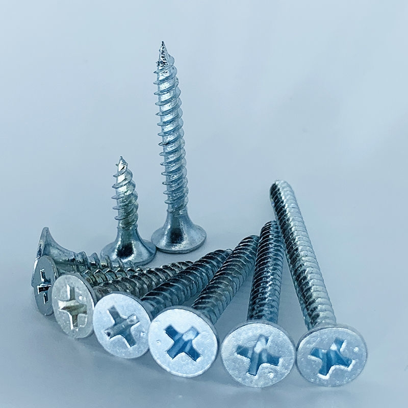 高强度平头自攻螺丝黎卫士镀锌m35攻丝木工装饰家具蓝白锌圆沉头螺丝