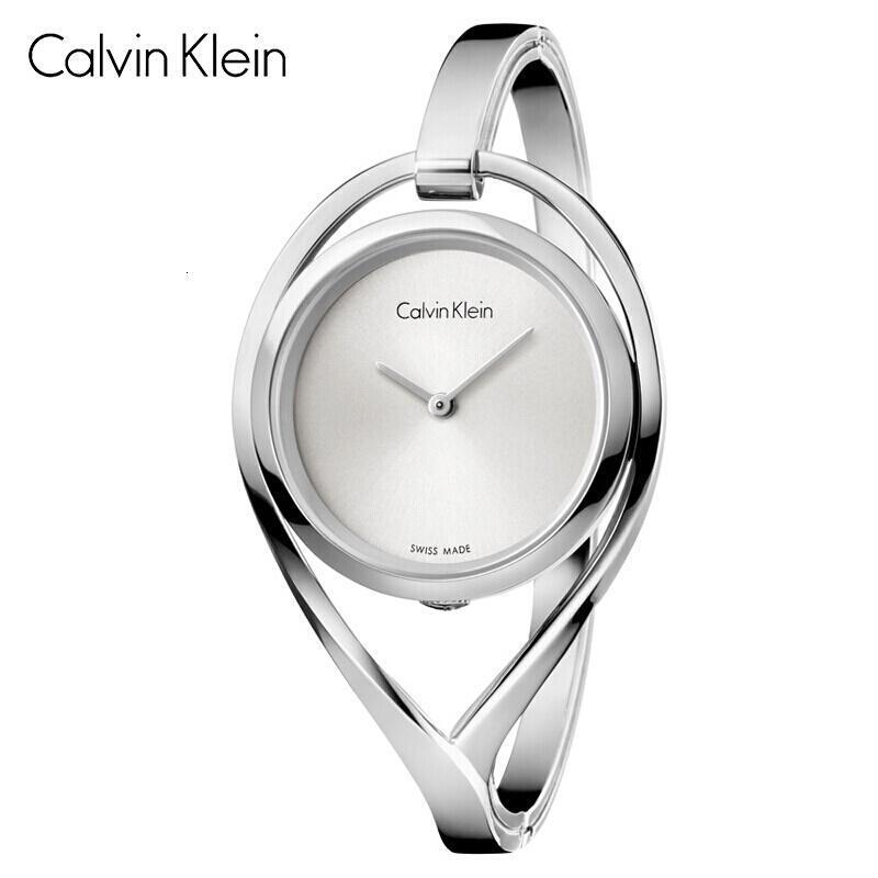 卡文克莱(Calvin Klein)手表时尚女表 商务钢带表 欧美品牌 手镯石英表 女士腕表 K6L2S116