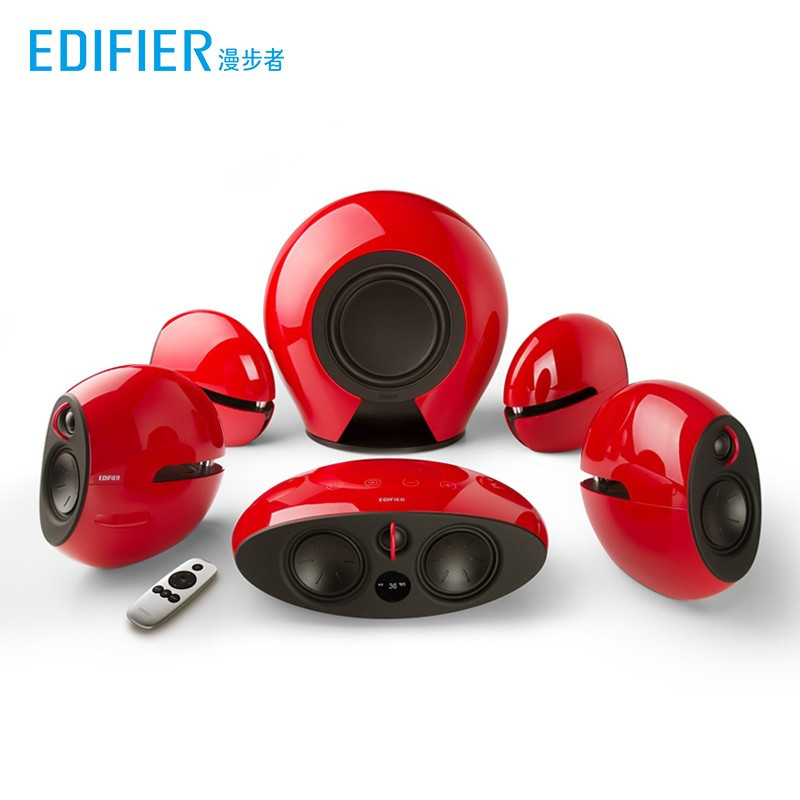 漫步者(EDIFIER) E255家用电视音箱/台式有源音响5.1家庭影院客环绕HIFI