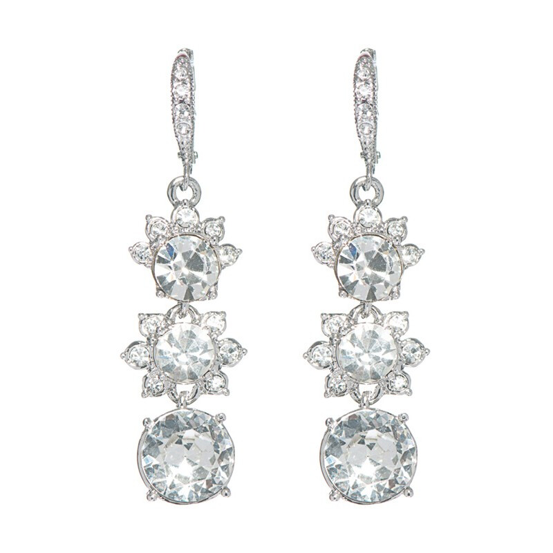 Givenchy/纪梵希 奢华花语系列仿水晶女士耳坠高清大图