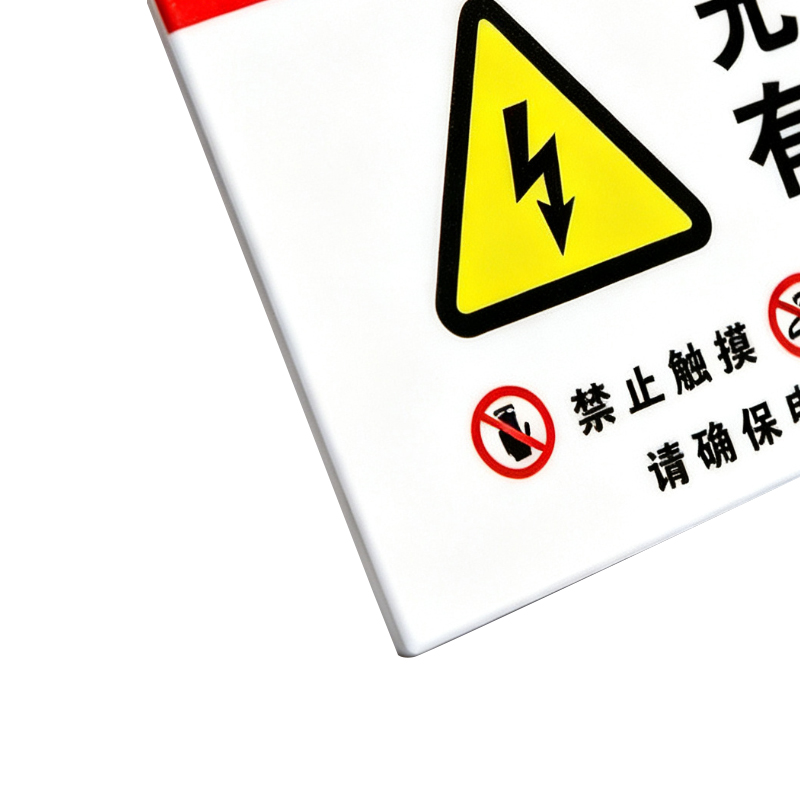 齐鲁铁达 电力标识杆号牌 不锈钢0.6mm厚度腐蚀20*30mm 块高清大图